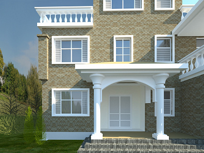 Объект из Облицовочные камни Monopole Ceramica Плитка угловая Muralla Esquina Segovia